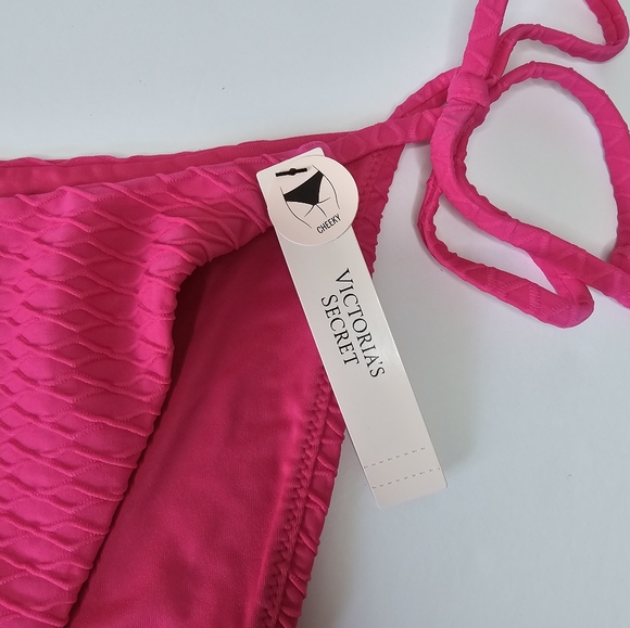Victoria's Secret Mix & Match Twist Side Tie Cheeky Bikini Bottoms Sz Medium - Picture 5 of 7